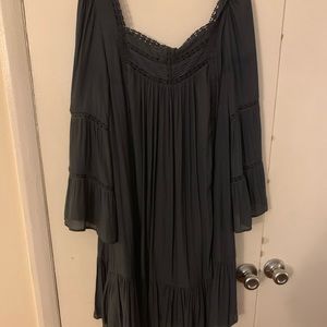 Slate blue loft dress